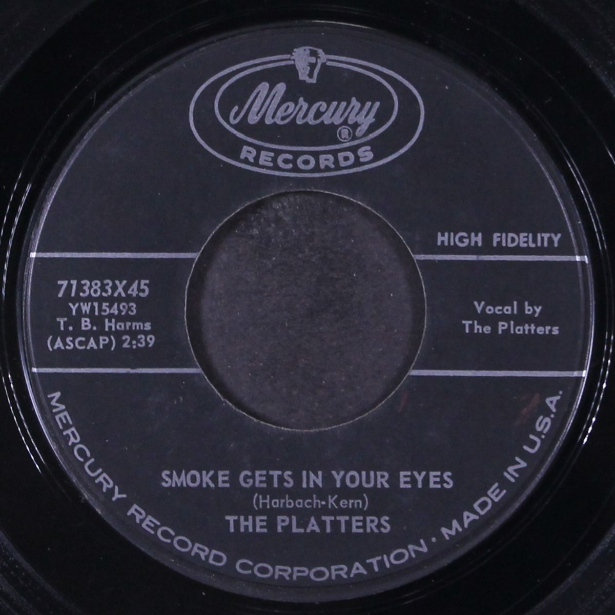 smoke gets in your eyes / no matter what you are by PLATTERS