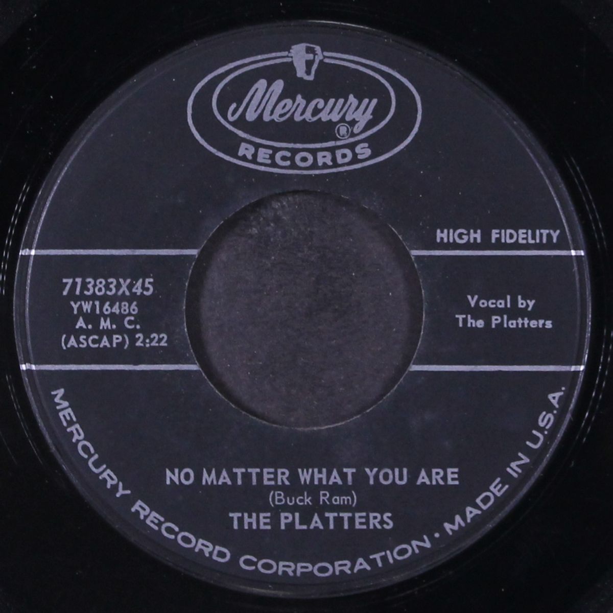 smoke gets in your eyes / no matter what you are by PLATTERS