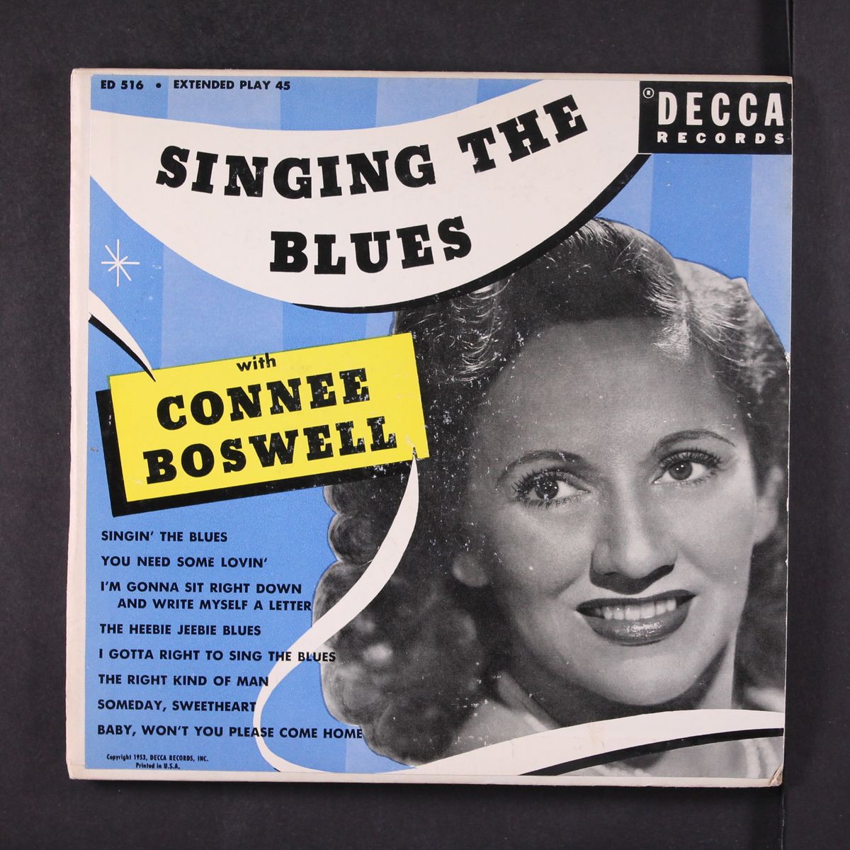 singing the blues by CONNEE BOSWELL