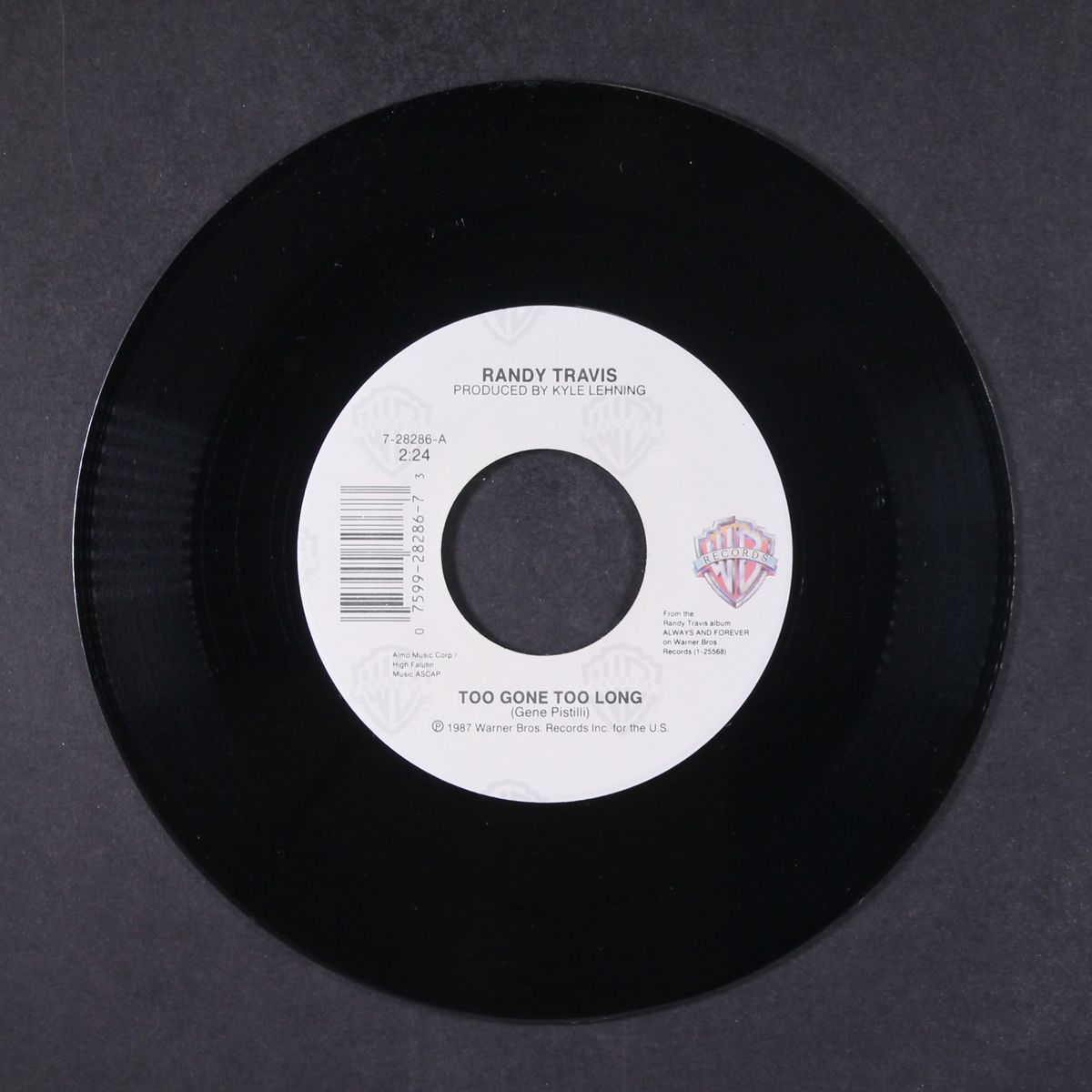 too gone too long / my house by RANDY TRAVIS