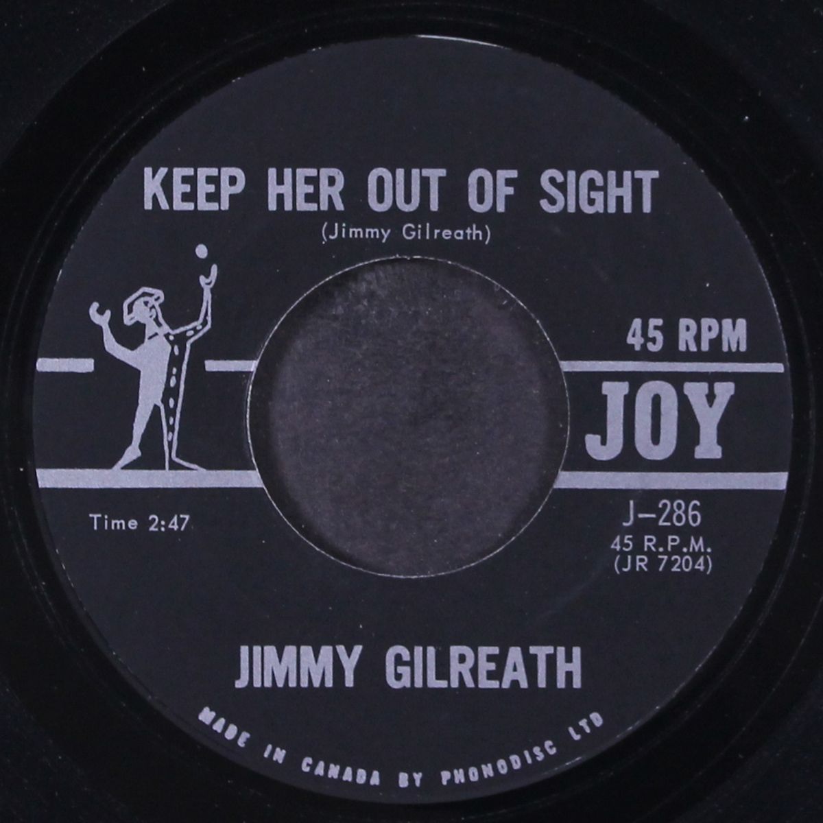 blue is my color / keep her out of sight by JAMES GILREATH