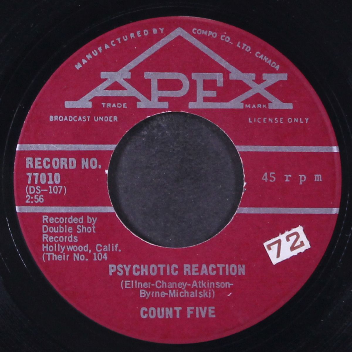 psychotic reaction by COUNT FIVE