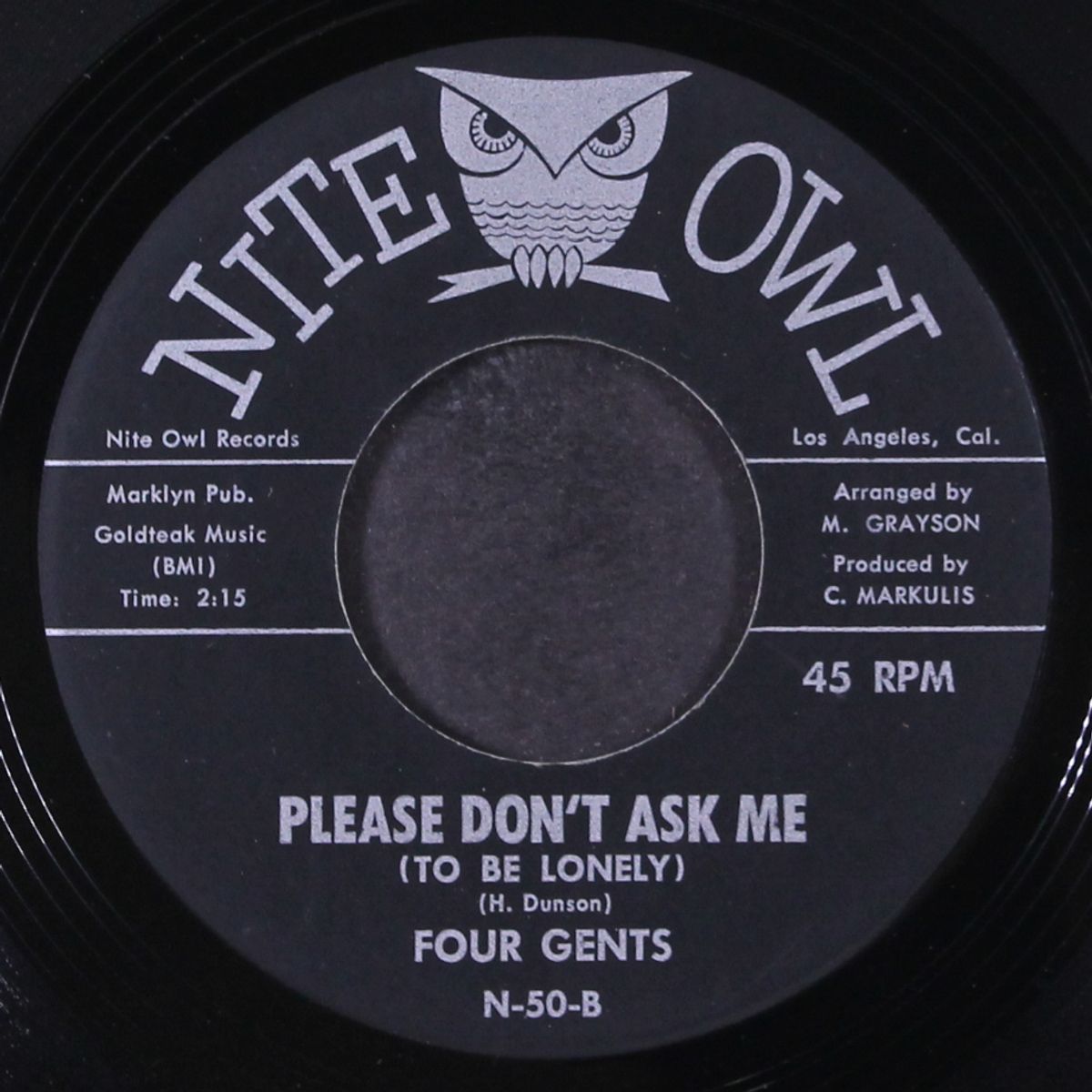 your just a little to young / please don't ask me by FOUR GENTS