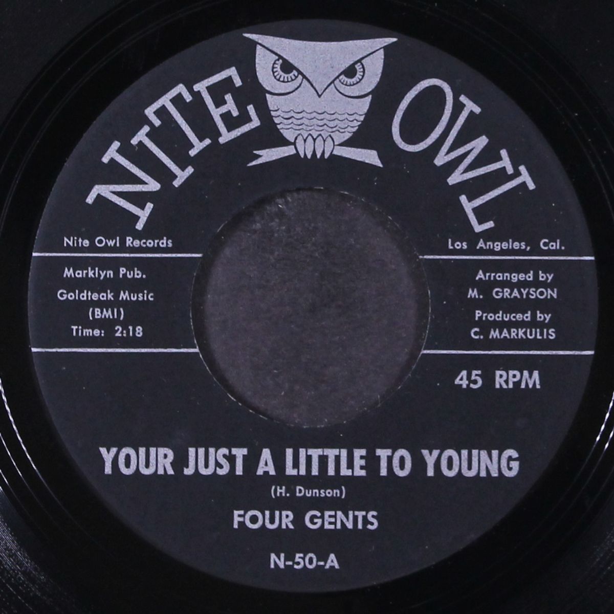 your just a little to young / please don't ask me by FOUR GENTS
