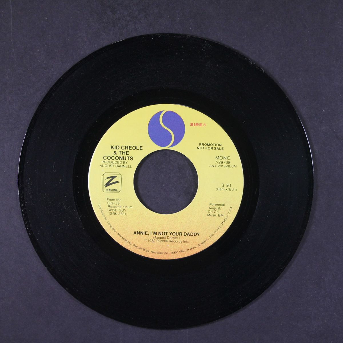 annie, i'm not your daddy by KID CREOLE & COCONUTS