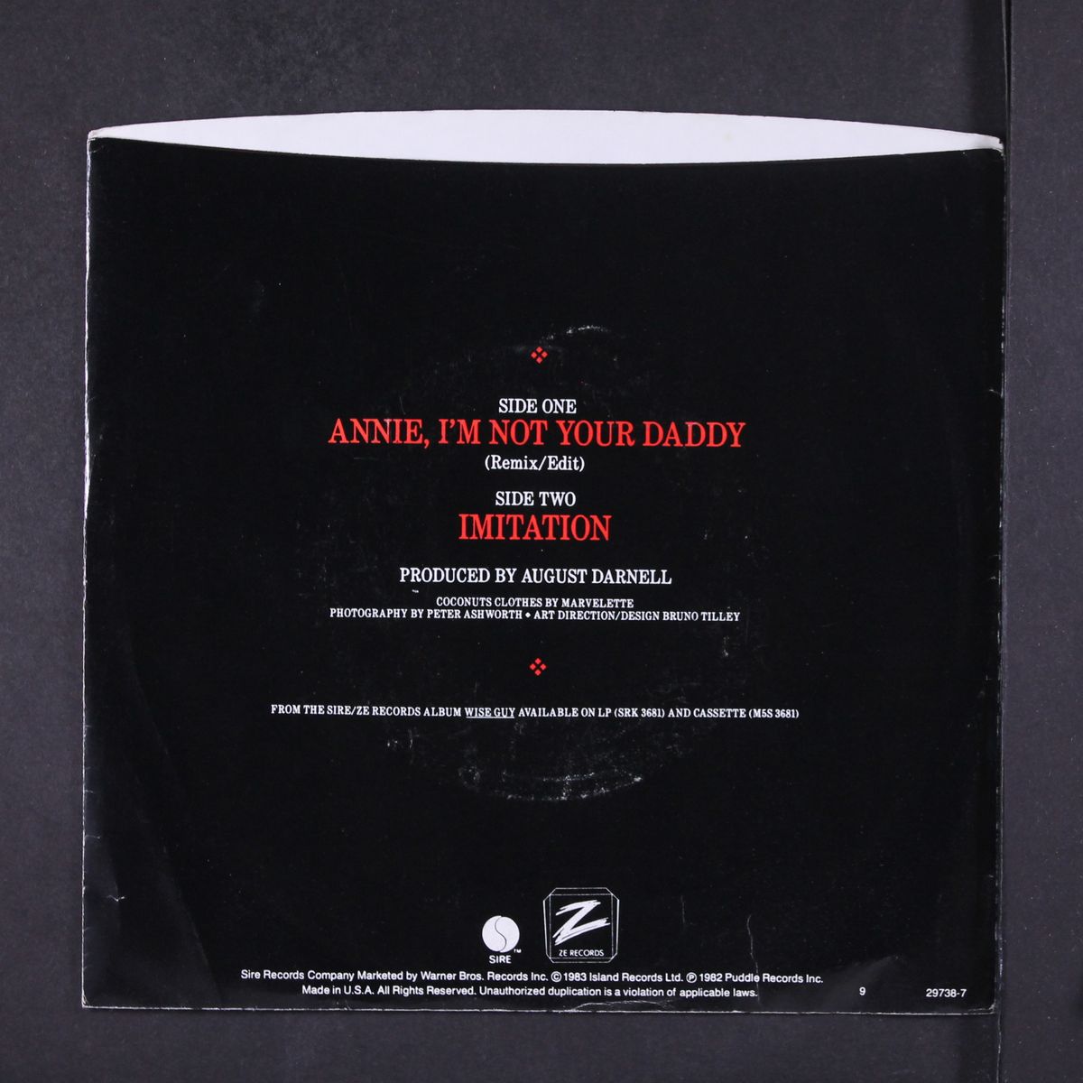 annie, i'm not your daddy by KID CREOLE & COCONUTS