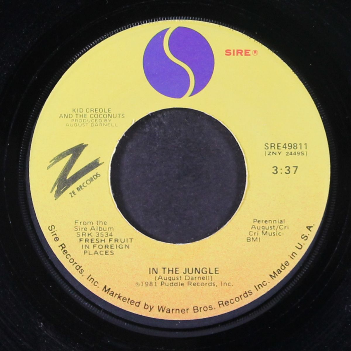 going places / in the jungle by KID CREOLE & COCONUTS