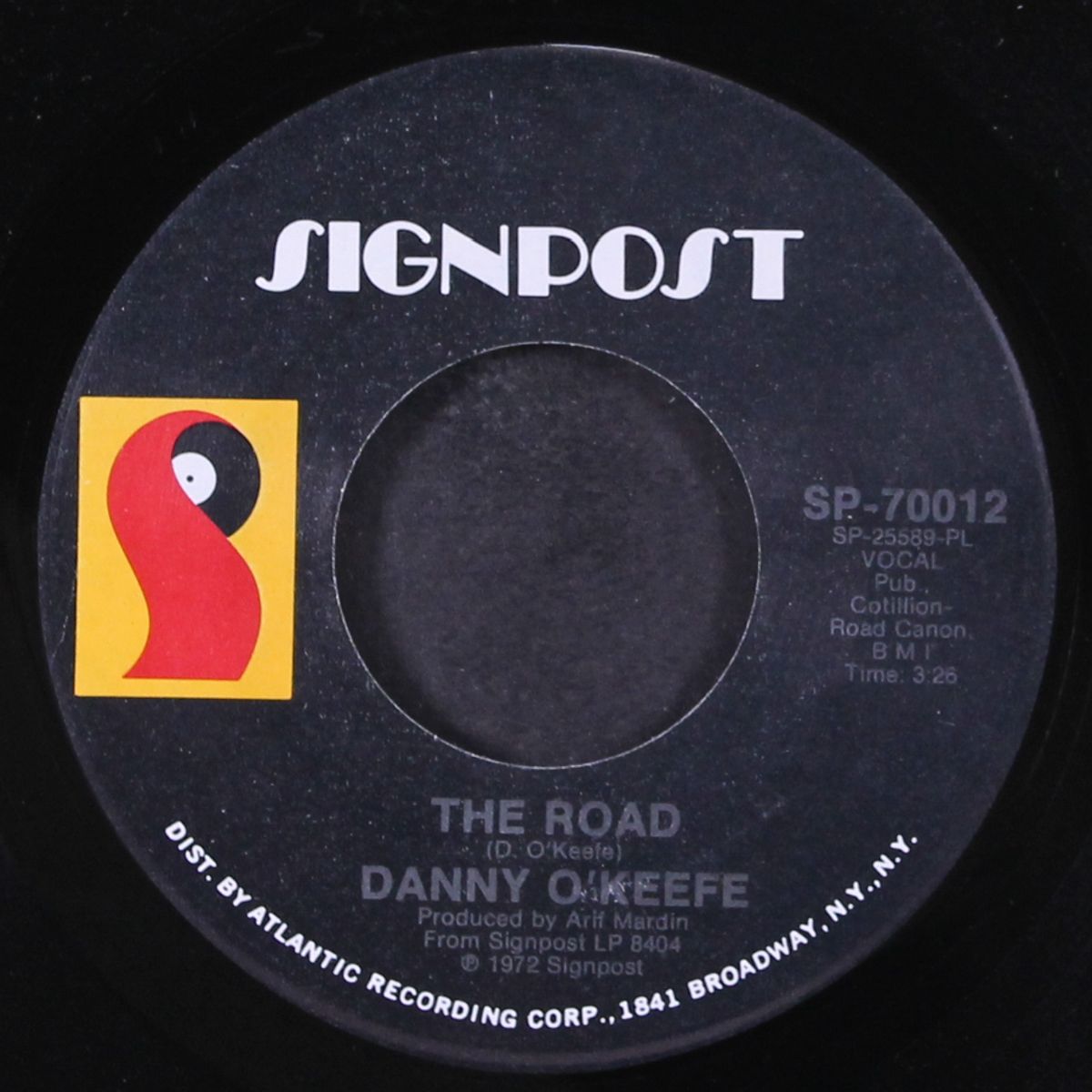 i'm sober now / the road by DANNY O'KEEFE