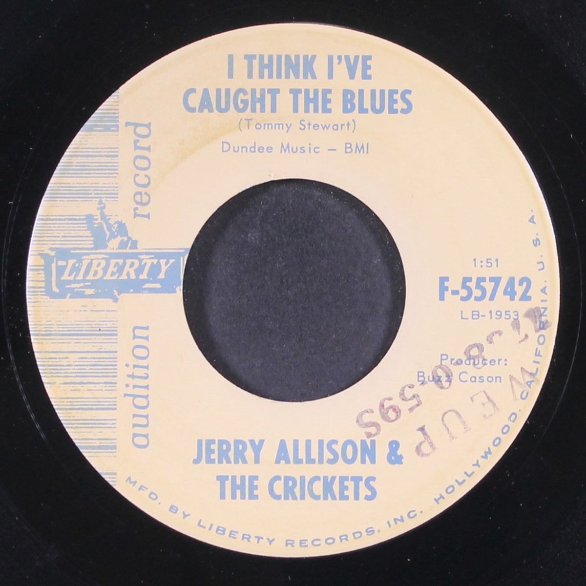 we gotta get together / i think i've caught the blues by JERRY ALLISON & CRICKETS