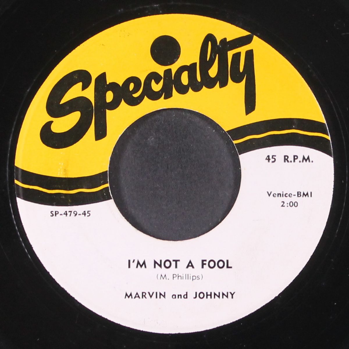 baby doll / i'm not a fool by MARVIN & JOHNNY