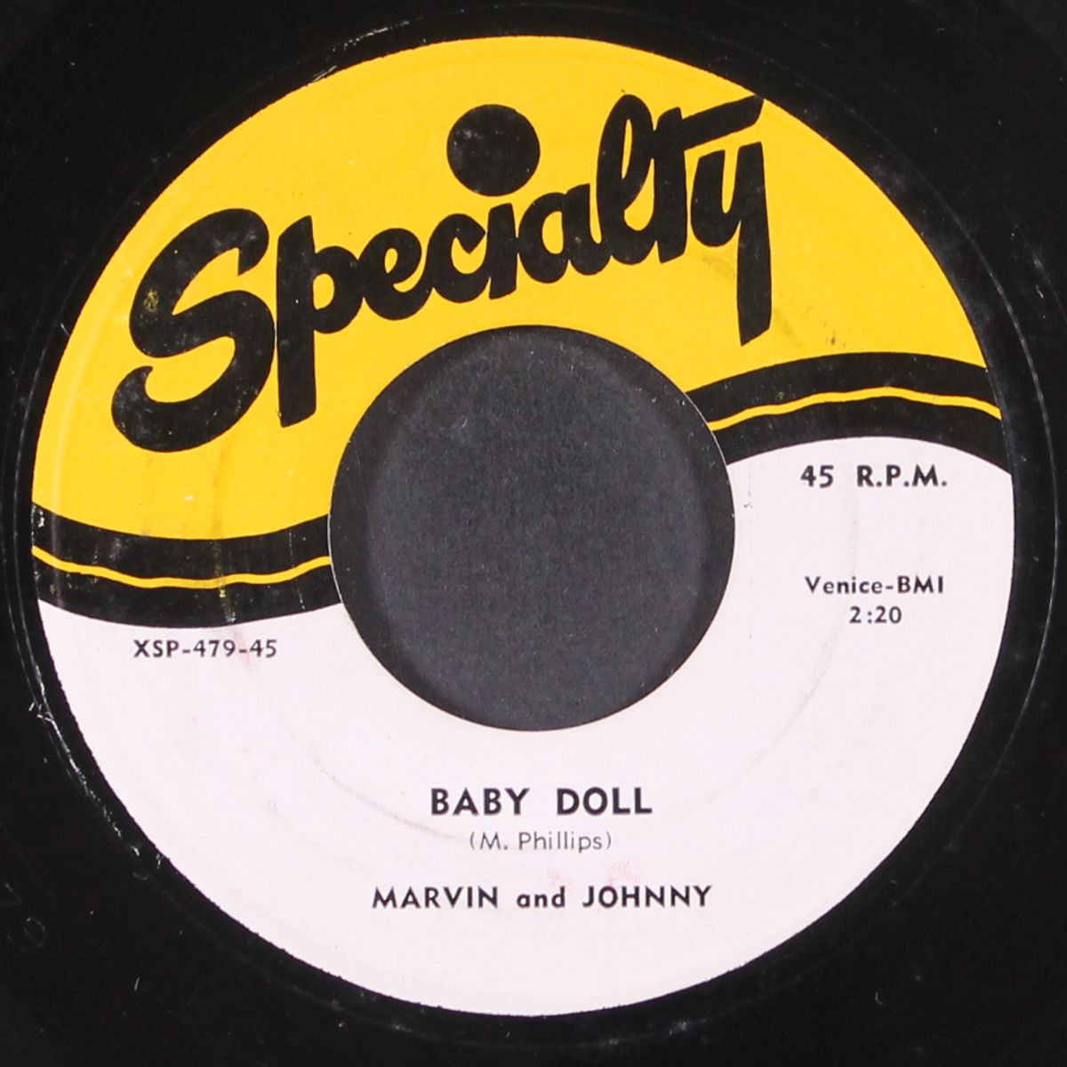 baby doll / i'm not a fool by MARVIN & JOHNNY