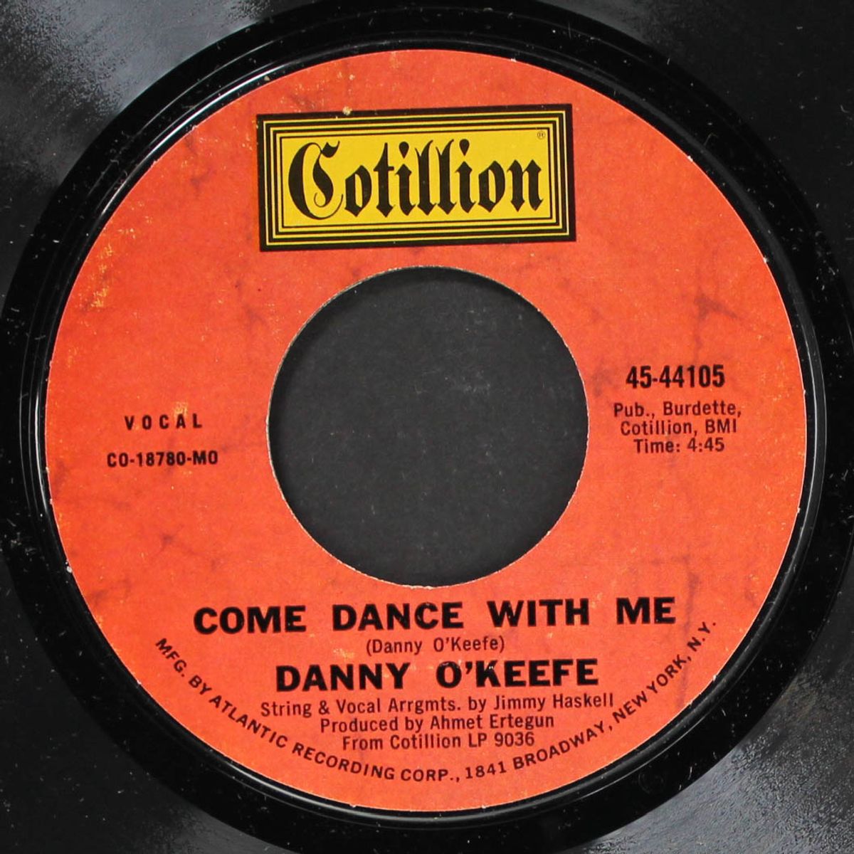 covered wagon / come dance with me by DANNY O'KEEFE