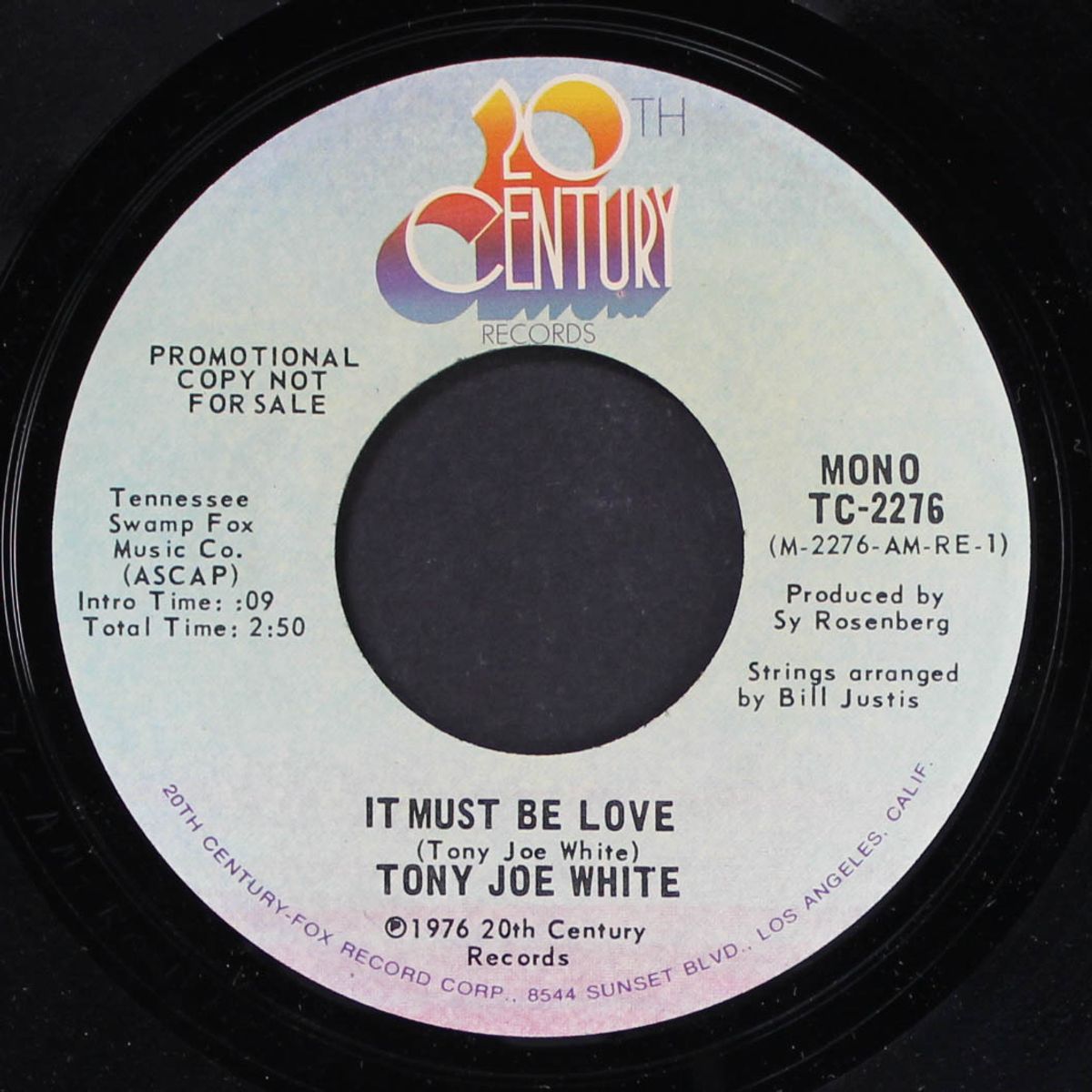it must be love / mono by TONY JOE WHITE