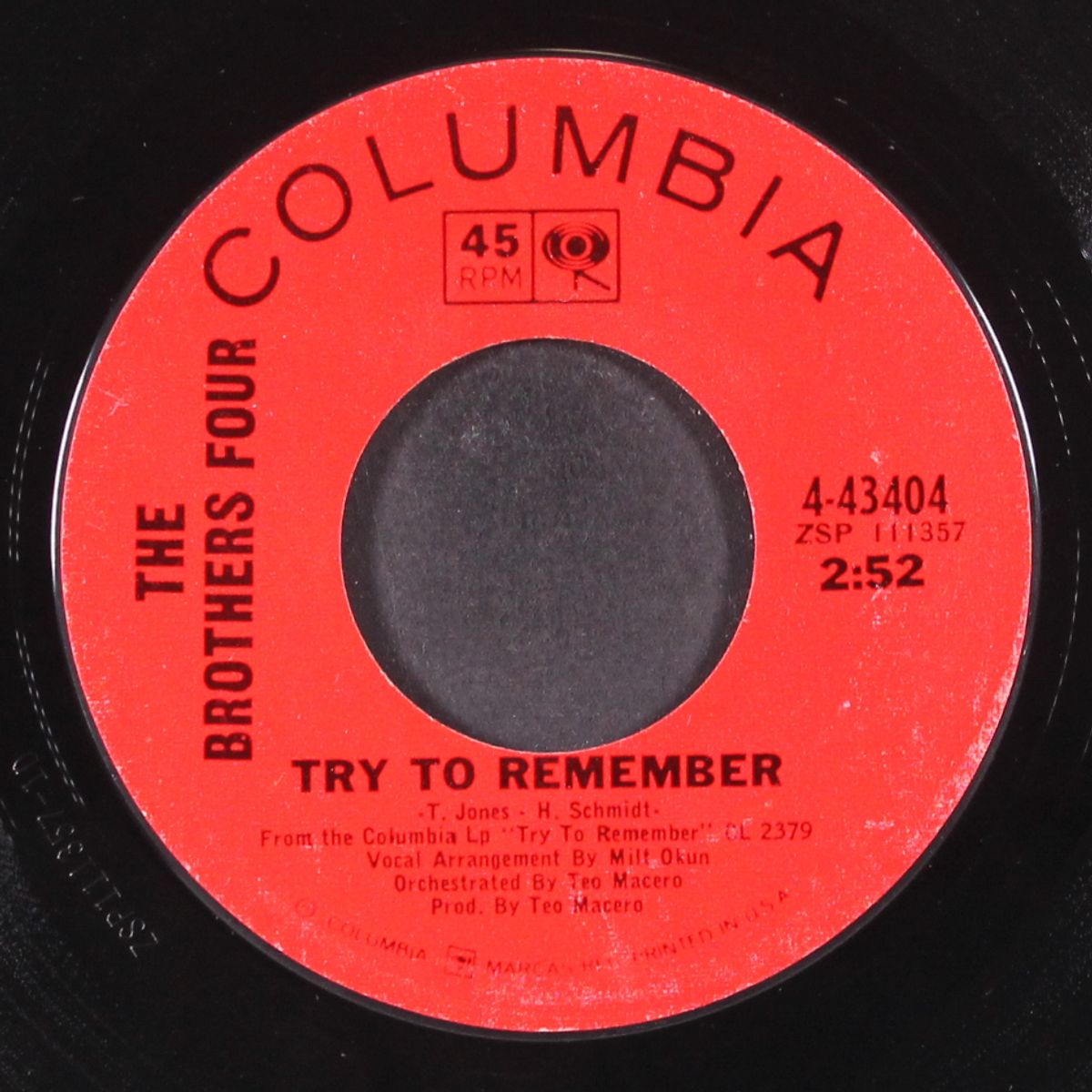 try to remember / sakura by BROTHERS FOUR