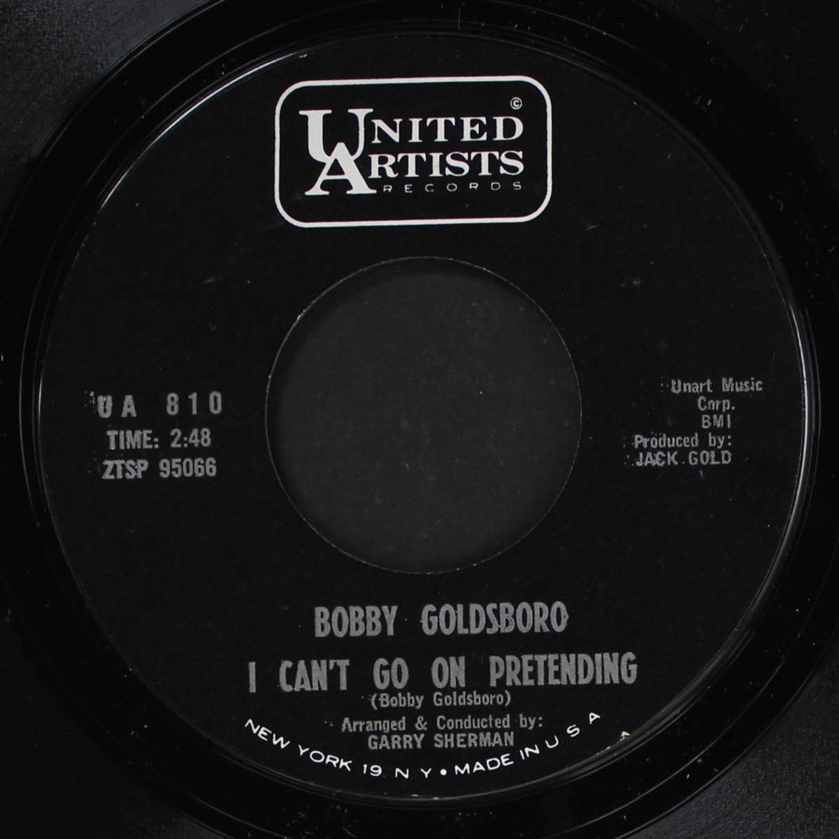 little things / i can't go on pretending by BOBBY GOLDSBORO