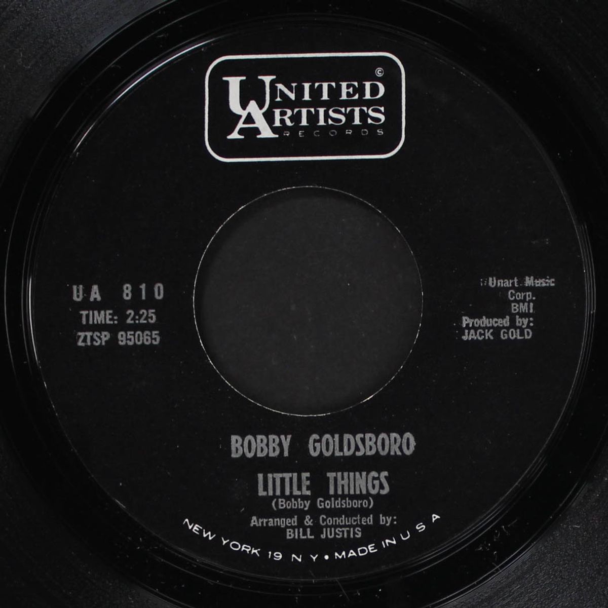 little things / i can't go on pretending by BOBBY GOLDSBORO