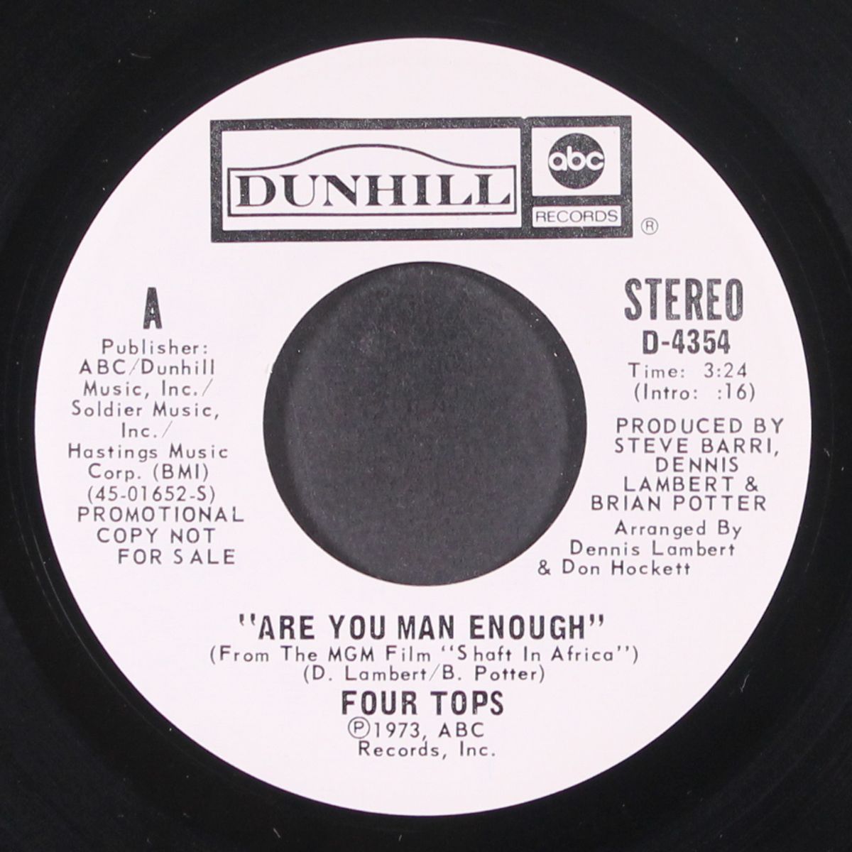 are you man enough / mono by FOUR TOPS