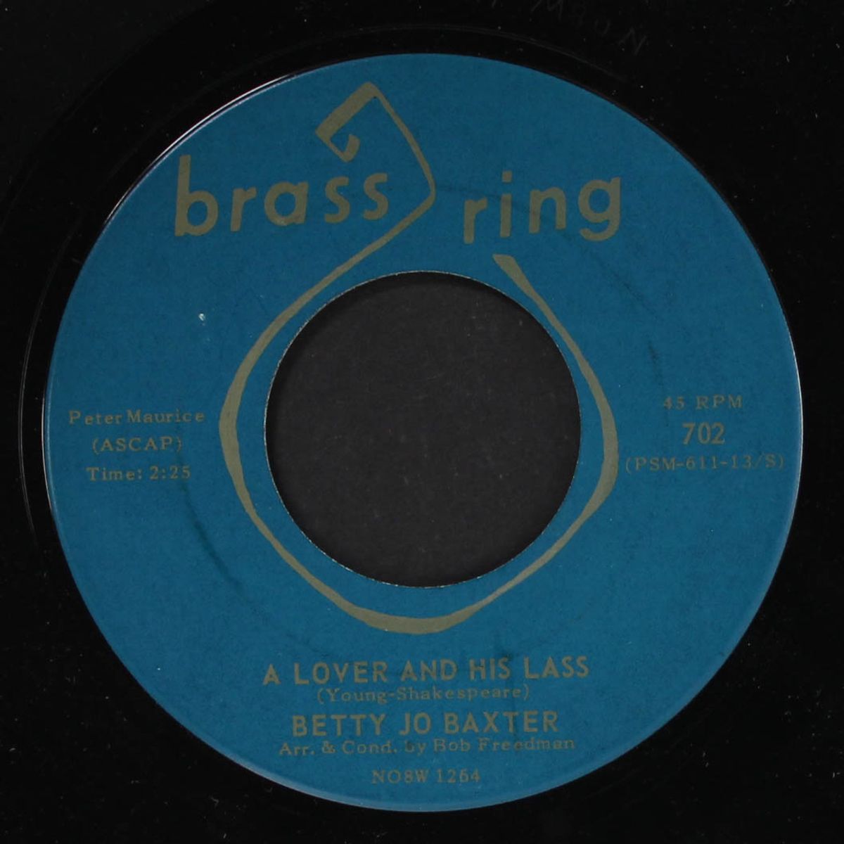 goodbye my blue hawaii / a lover and his lass by BETTY JO BAXTER