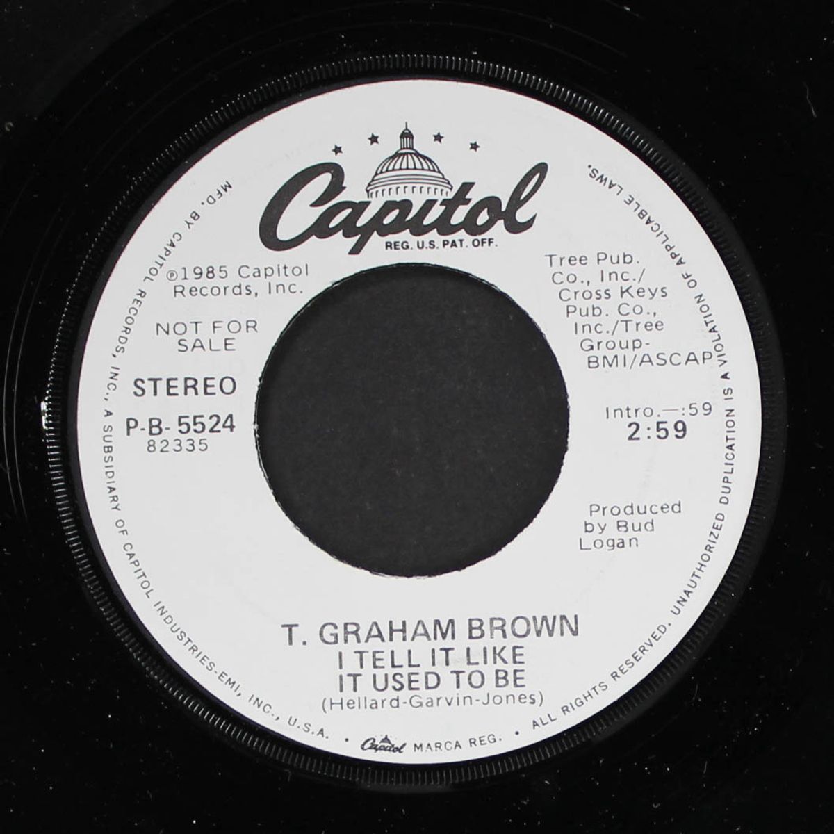 i tell it like it used to be / quittin' time by T. GRAHAM BROWN