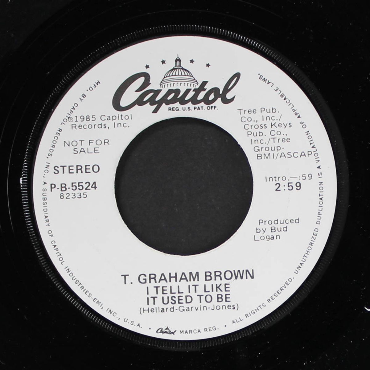 i tell it like it used to be / quittin' time by T. GRAHAM BROWN