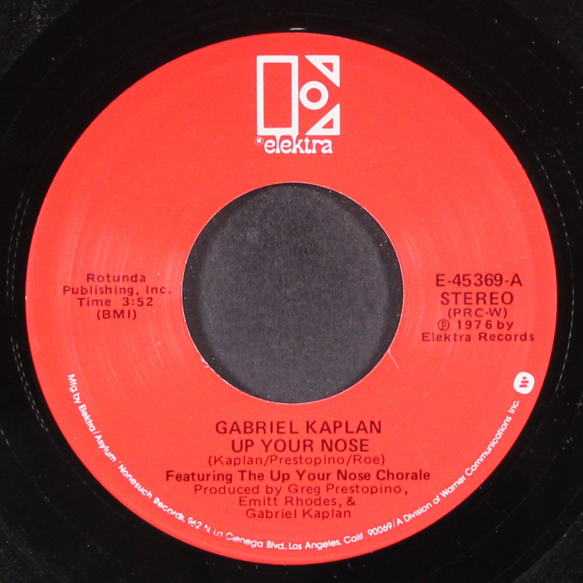 up your nose / bye centennial minutes by GABRIEL KAPLAN