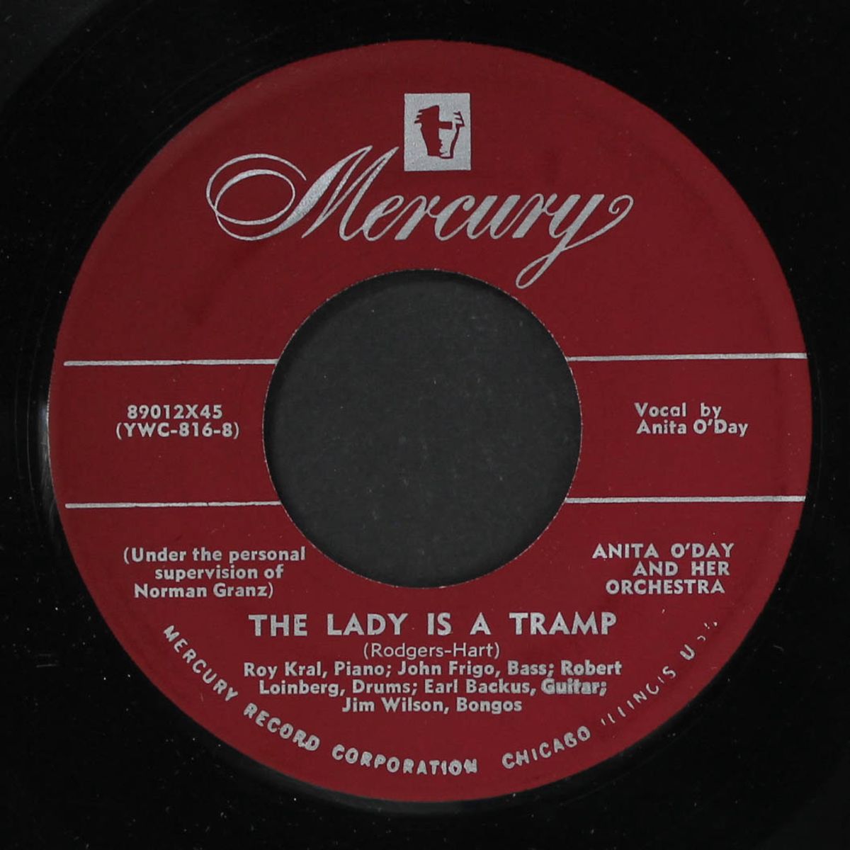 no soap, no hope blues / the lady is a tramp by ANITA O'DAY