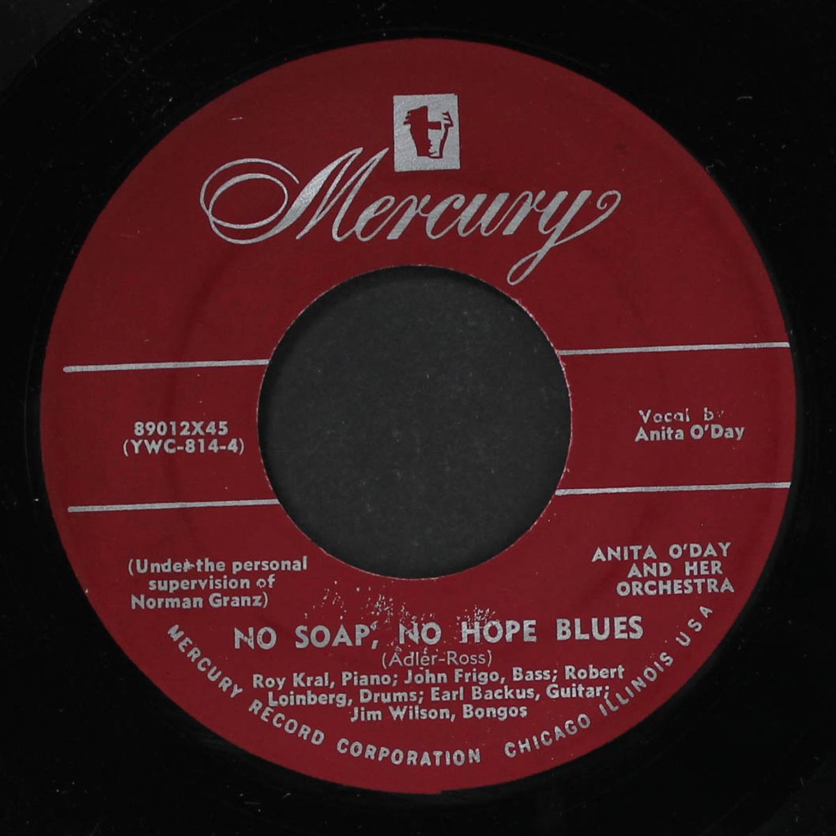 no soap, no hope blues / the lady is a tramp by ANITA O'DAY
