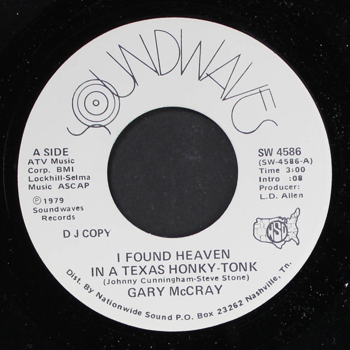 i found heaven in a texas honky-tonk / tonight we'll fall in love by GARY MCCRAY