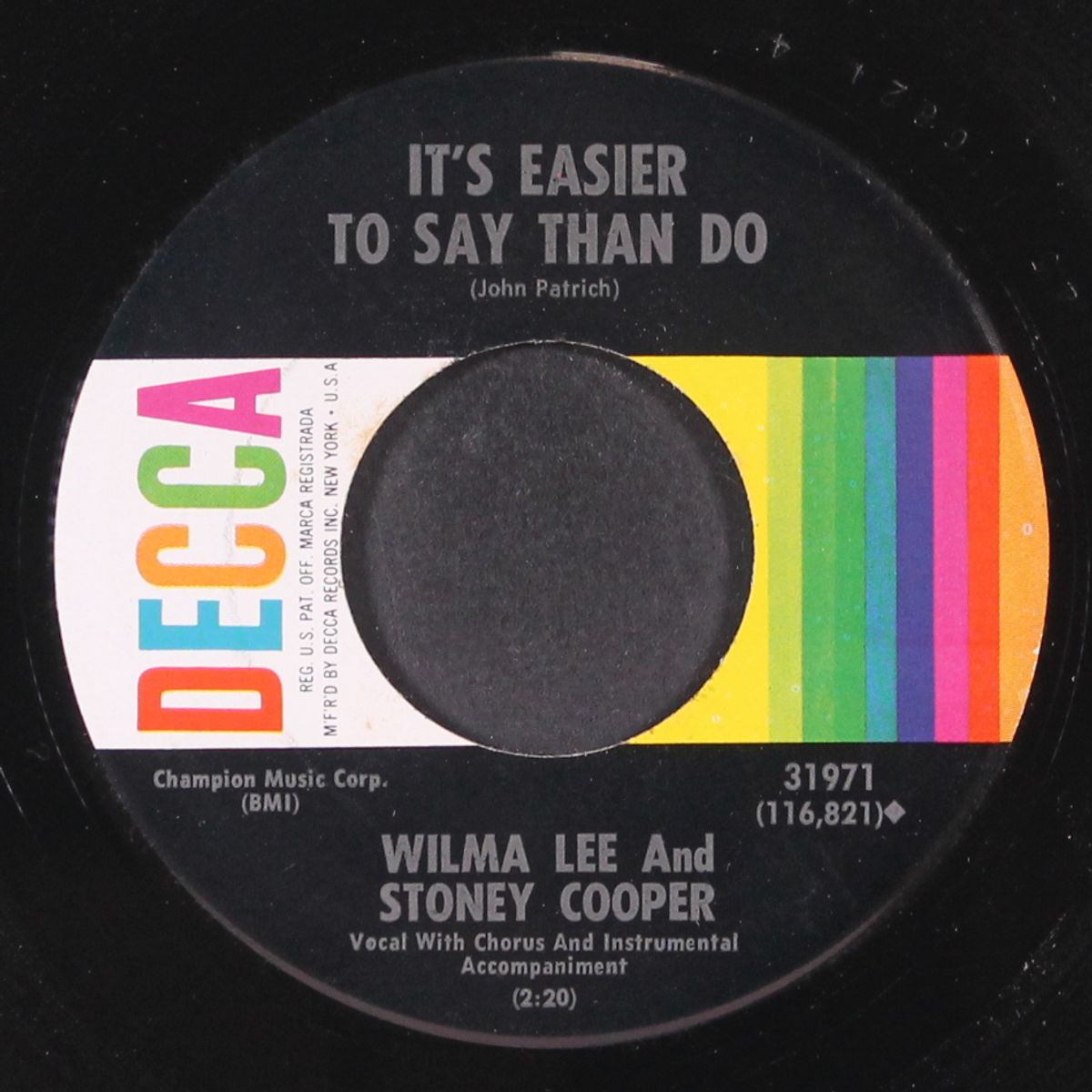 each season changes you / it's easier to say than do by WILMA LEE & STONEY COOPER