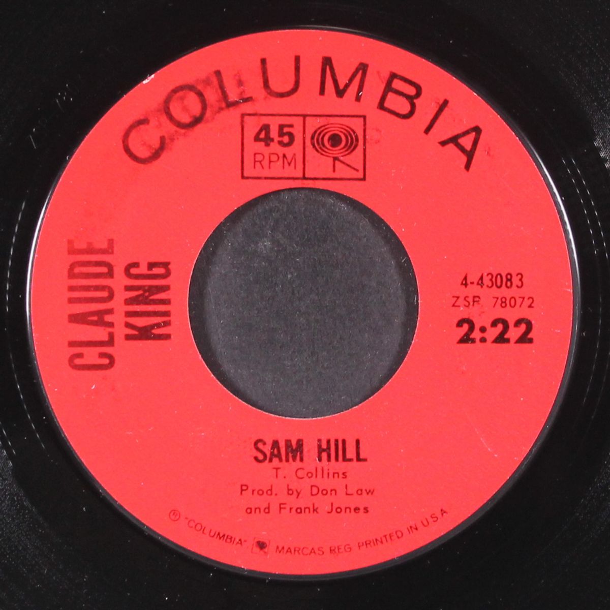 sam hill by CLAUDE KING