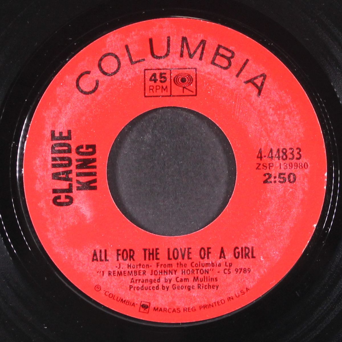 all for the love of a girl by CLAUDE KING