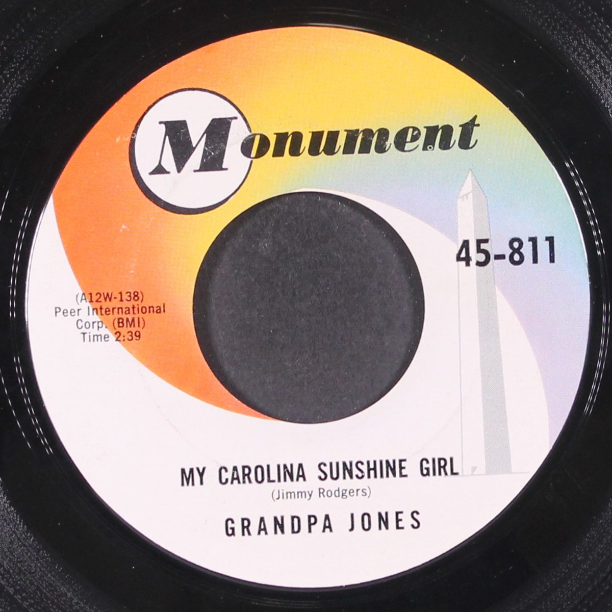 my carolina sunshine girl by GRANDPA JONES