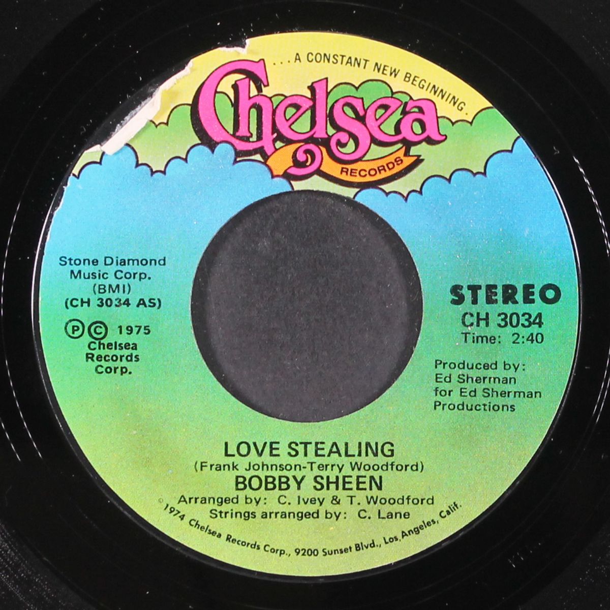 come on and love me / love stealing by BOBBY SHEEN