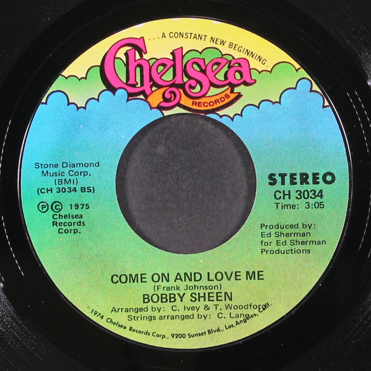 come on and love me / love stealing by BOBBY SHEEN
