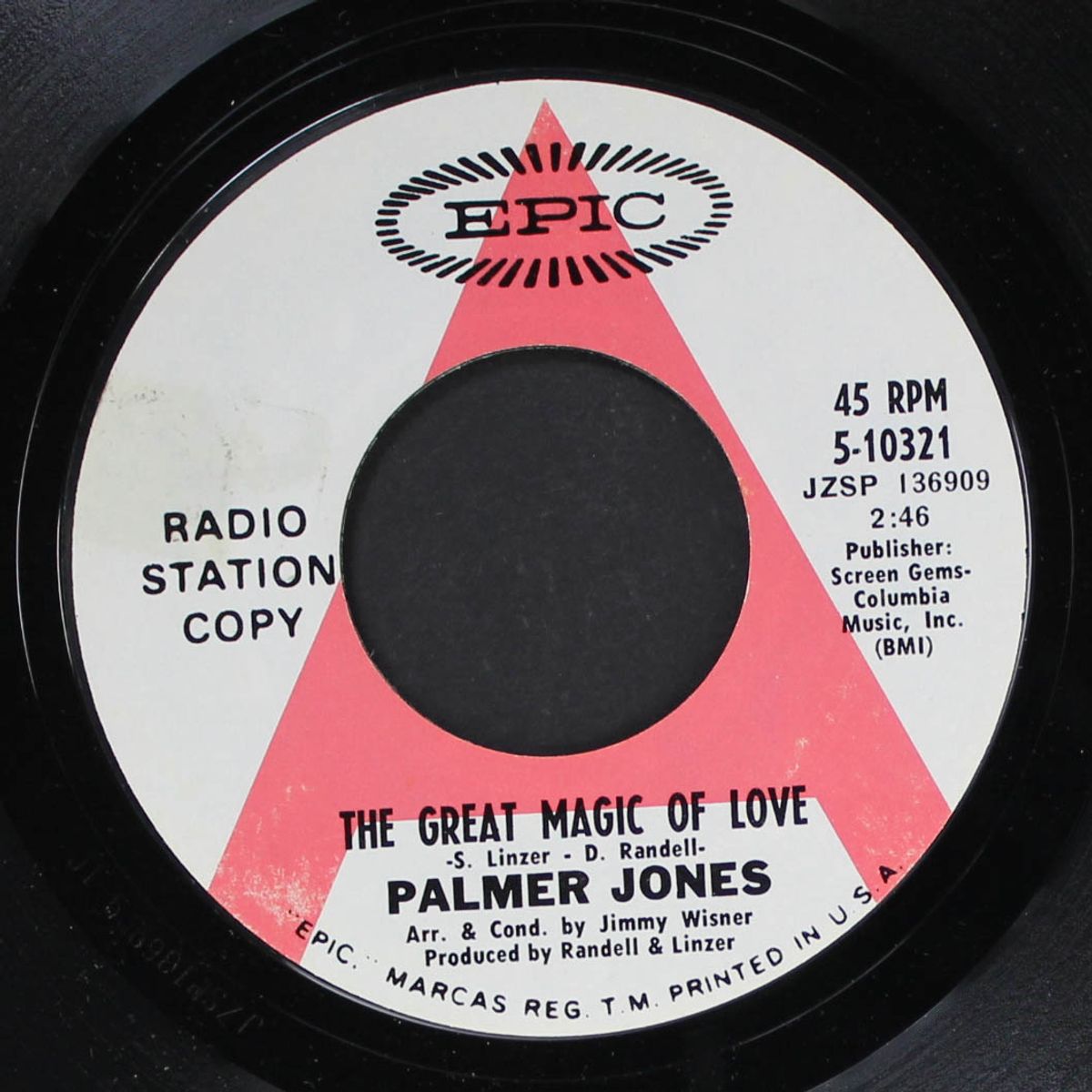dancin' master / the great magic of love by PALMER JONES