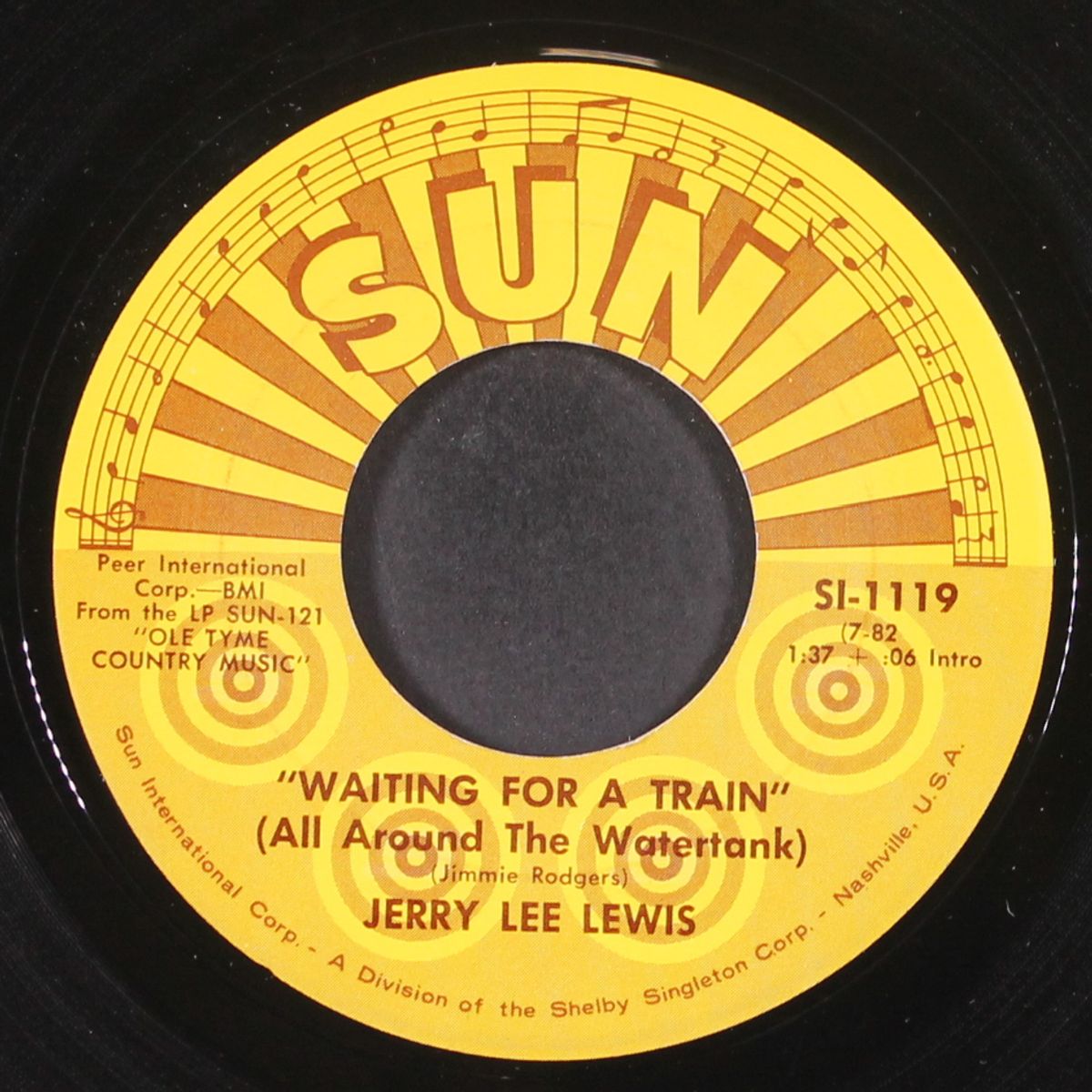 waiting for a train / big legged woman by JERRY LEE LEWIS