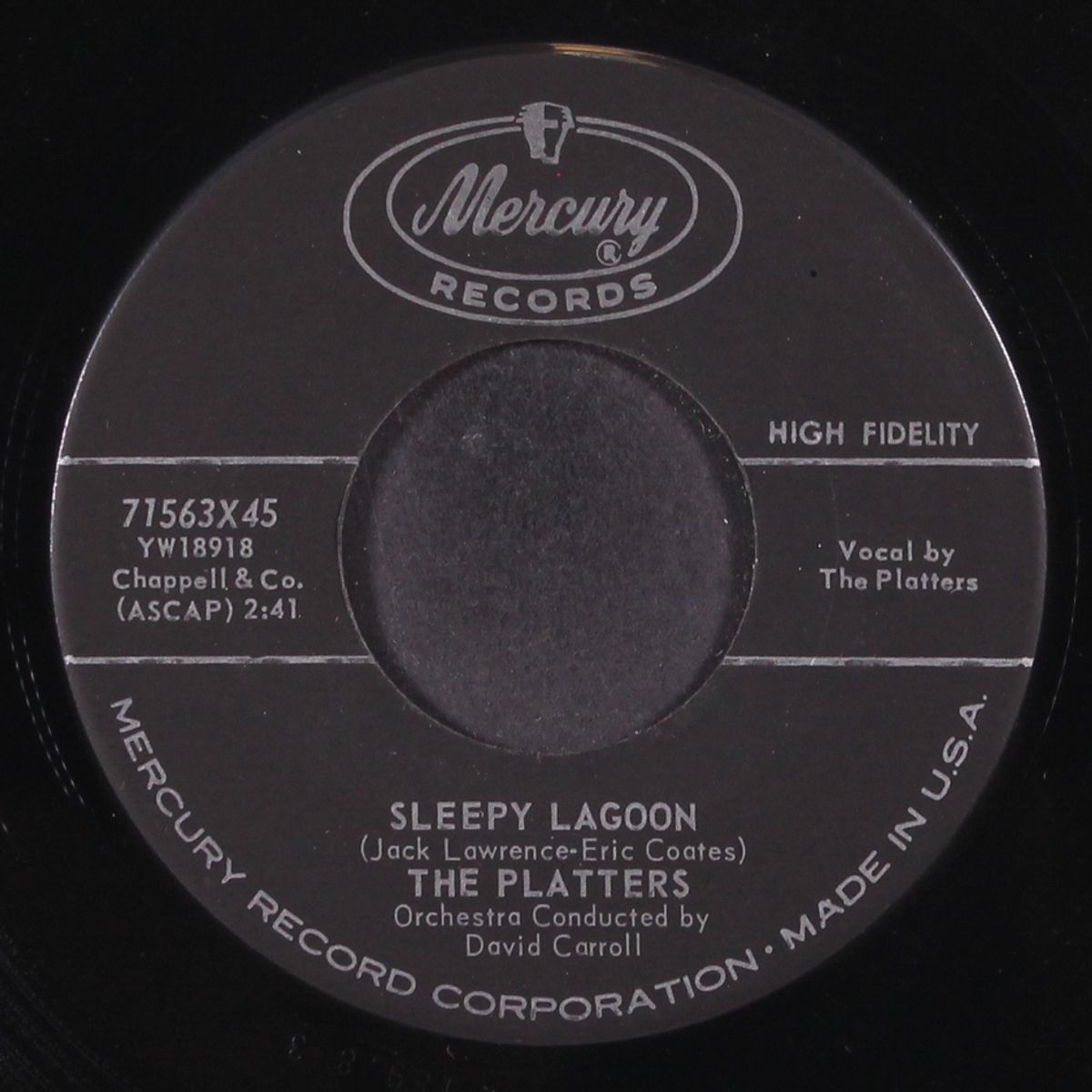 harbor lights / sleepy lagoon by PLATTERS