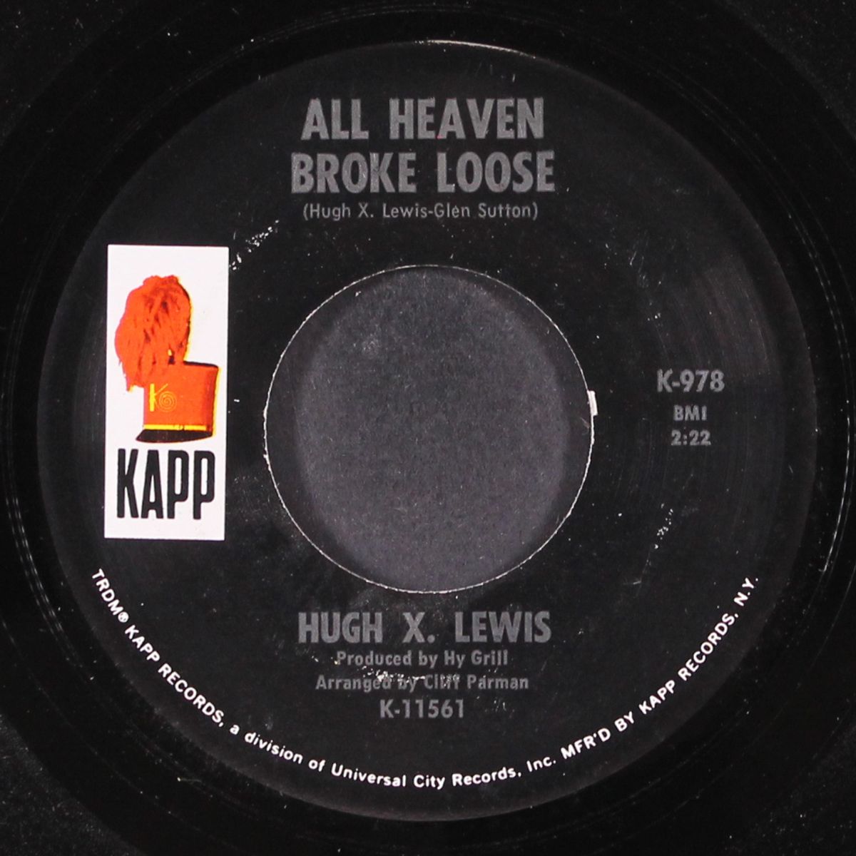 all heaven broke loose by HUGH X. LEWIS
