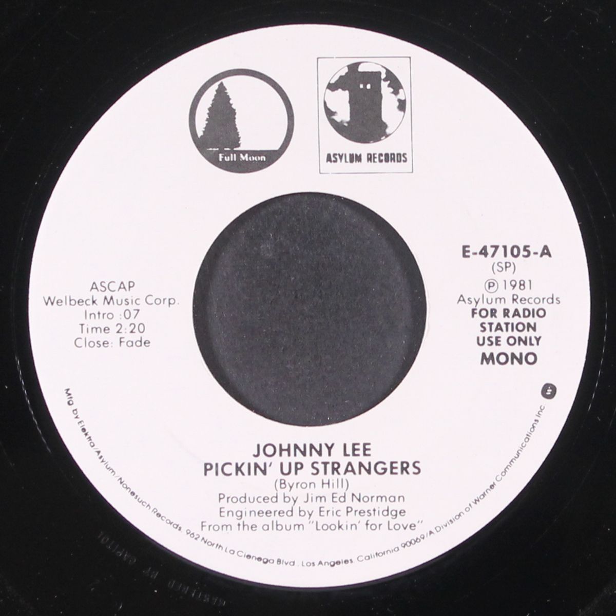pickin' up strangers / mono by JOHNNY LEE