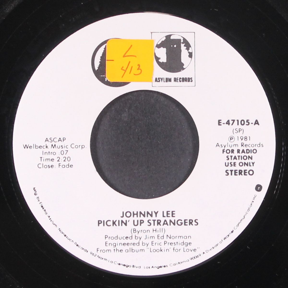 pickin' up strangers / mono by JOHNNY LEE