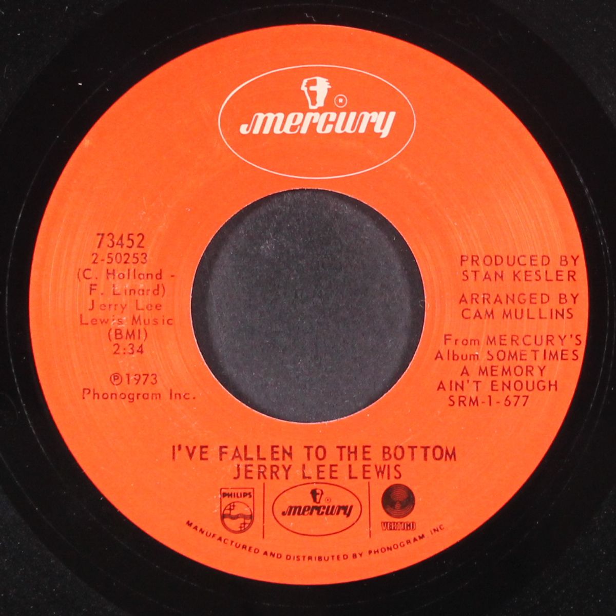 i'm left, you're right, she's gone / i've fallen to the bottom by JERRY LEE LEWIS