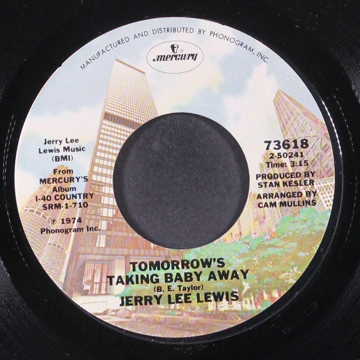he can't fill my shoes / tomorrow's taking baby away by JERRY LEE LEWIS