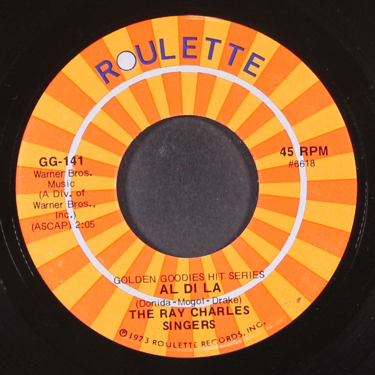 love me with all your heart / al di la by RAY CHARLES SINGERS