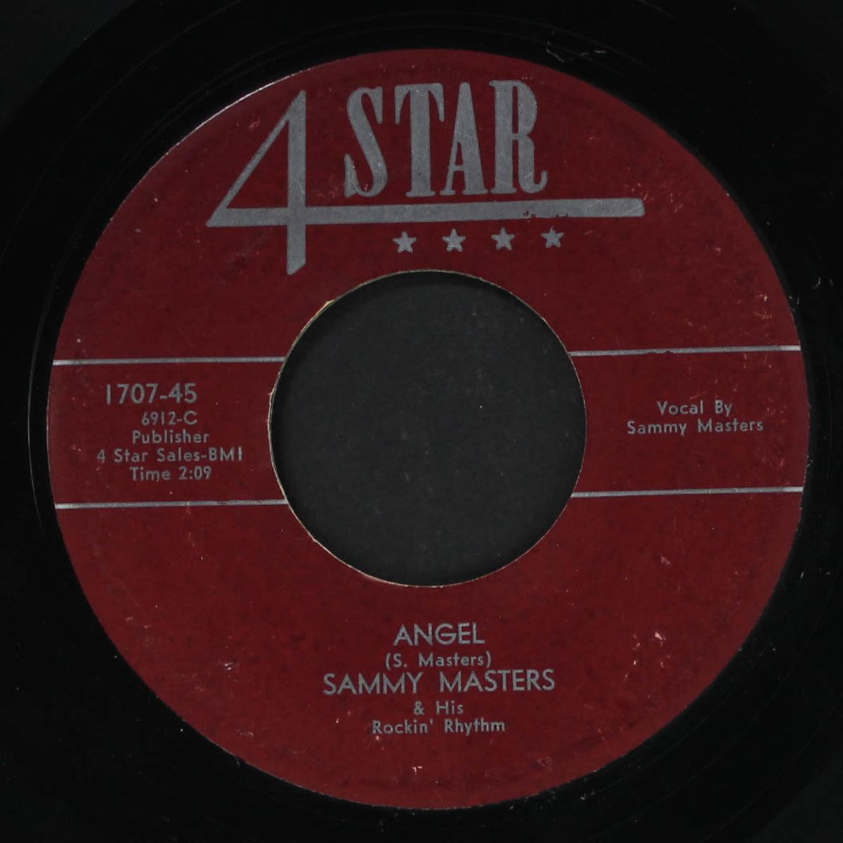 angel / my heart is a hobo by SAMMY MASTERS