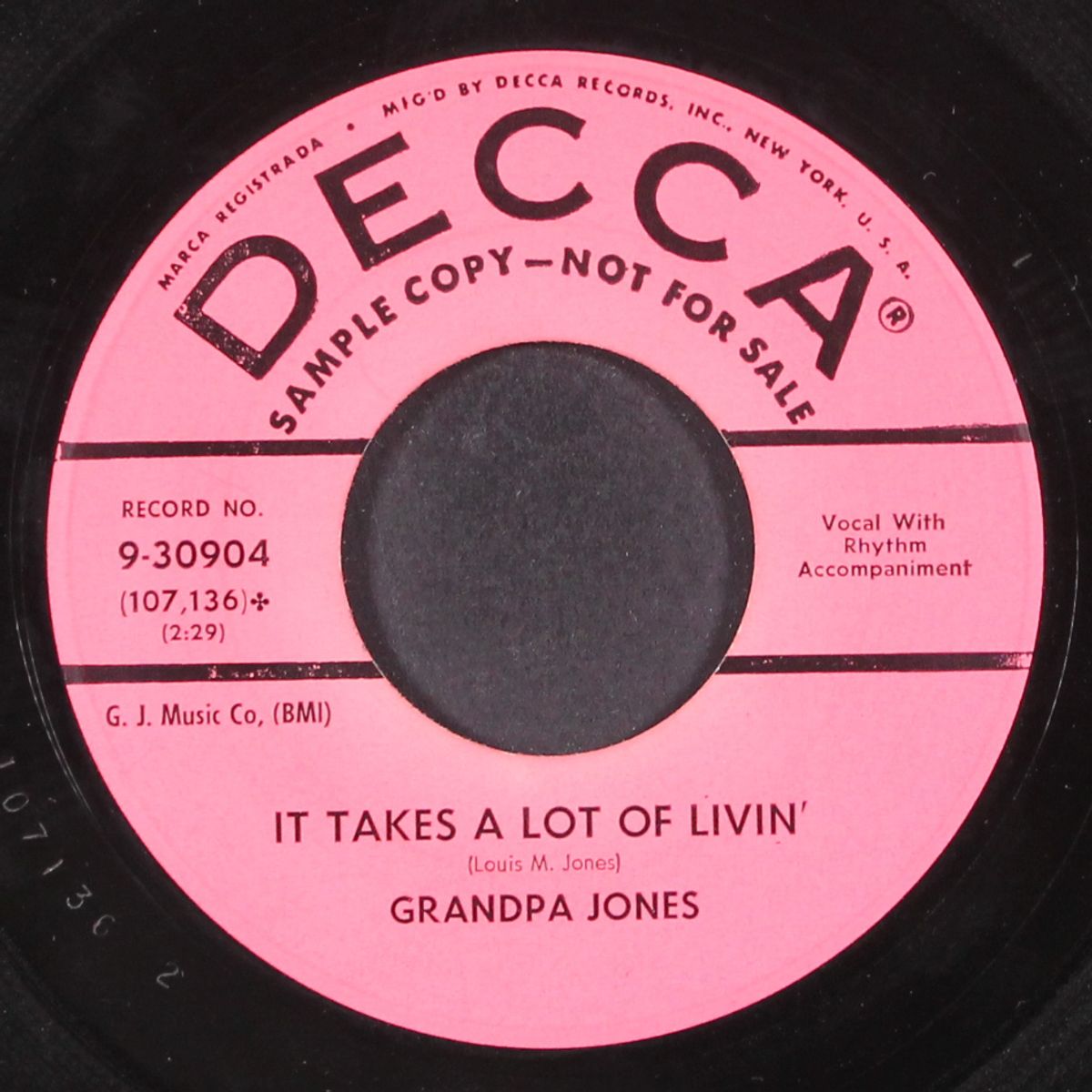 don't bring your banjo home by GRANDPA JONES