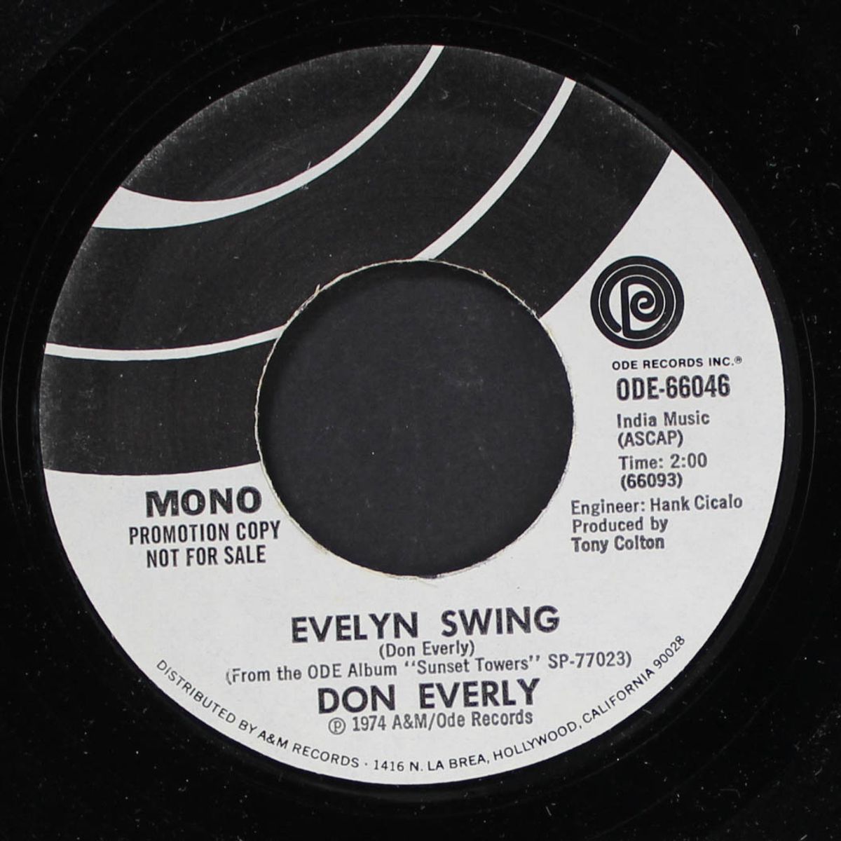 warmin up the band / evelyn swing by DON EVERLY