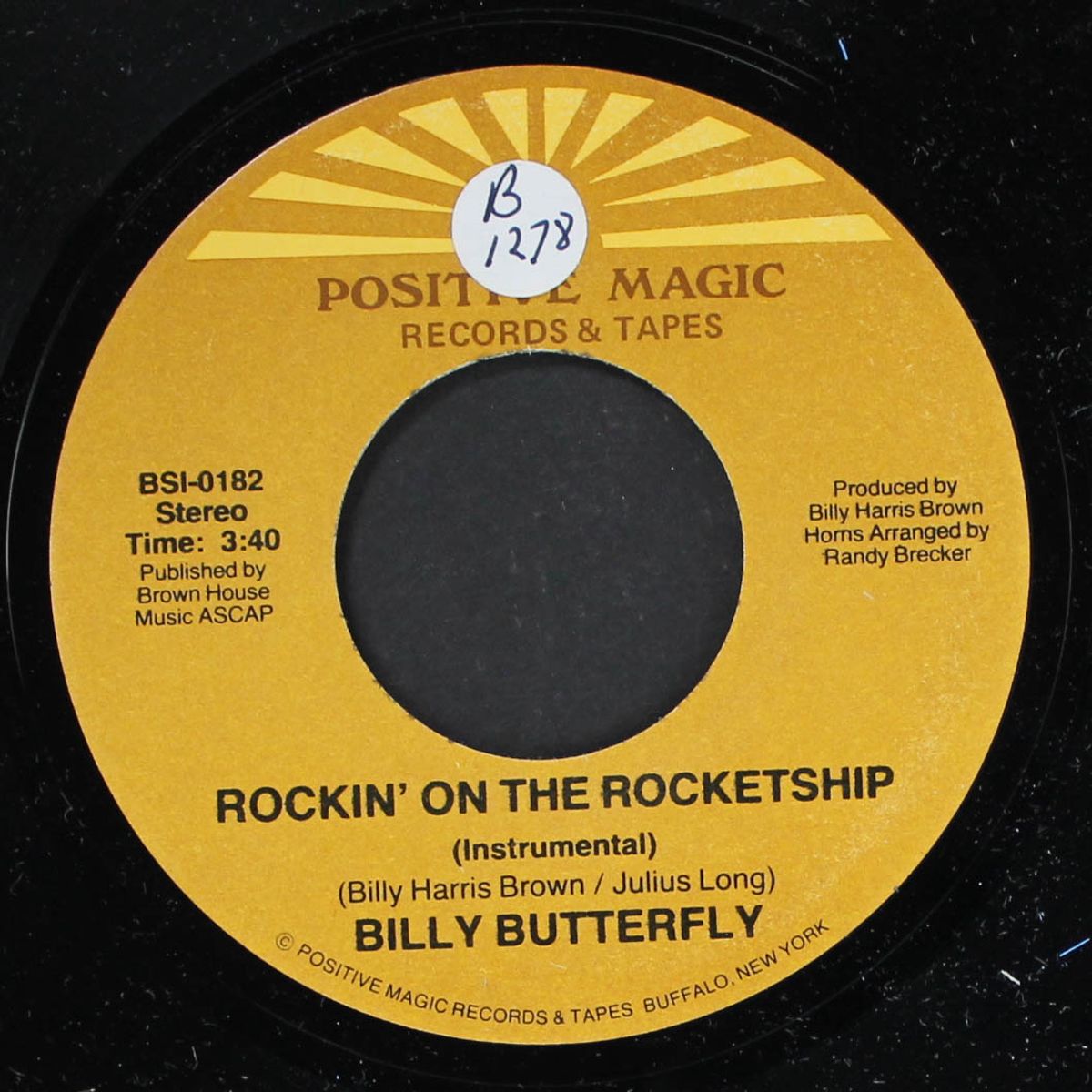 rockin' on the rocketship / instro by BILLY BUTTERFLY