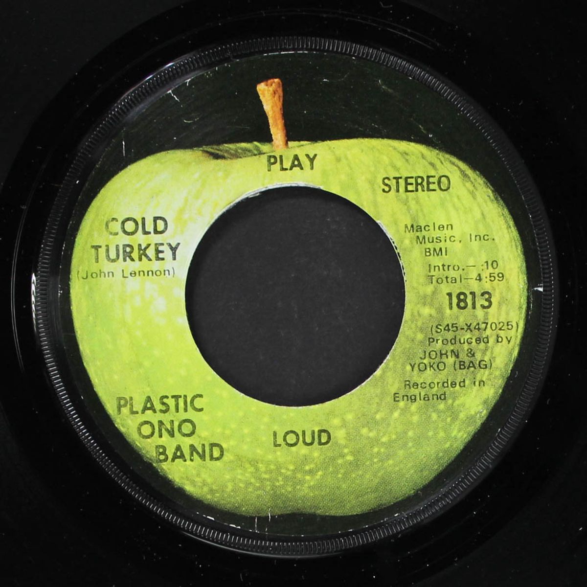 cold turkey / don't worry kyoko (mummy's only looking for a hand...) by JOHN LENNON & PLASTIC ONO BAND