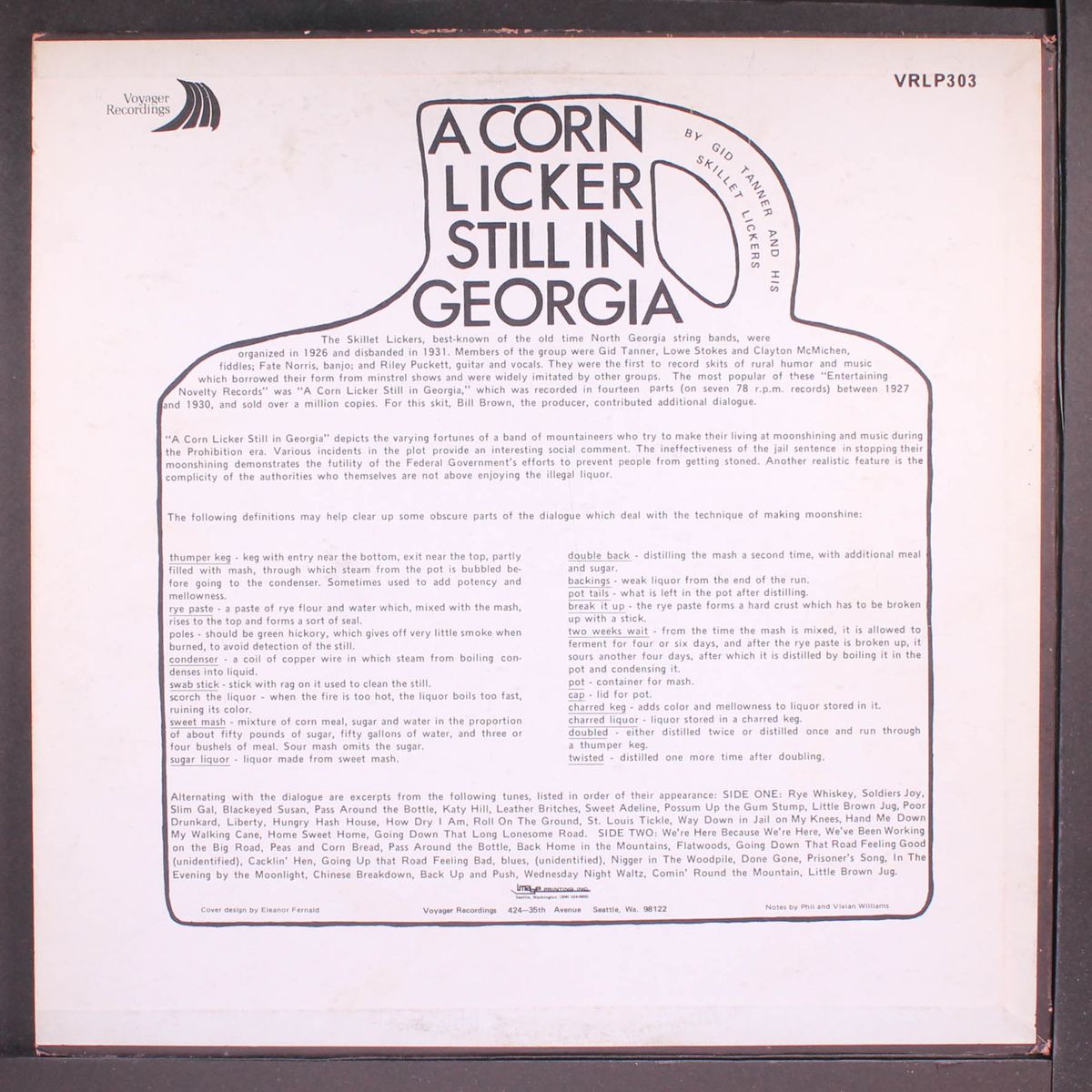 a corn licker still in georgia by GID TANNER & SKILLET LICKERS