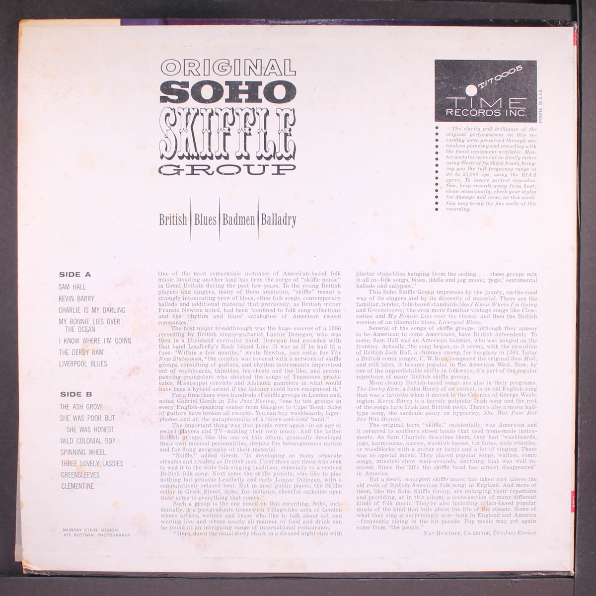 british, blues, badmen, balladry by ORIGINAL SOHO SKIFFLE GROUP